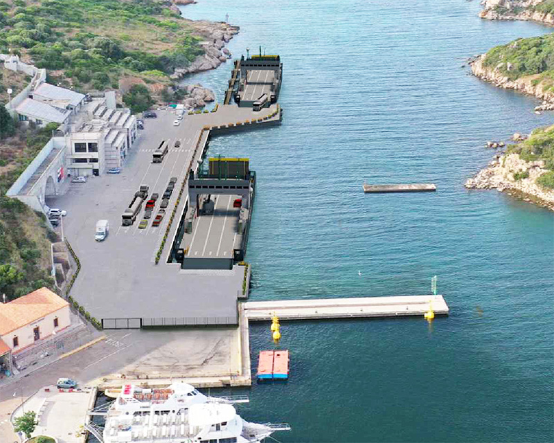 Progetto Ampliamento scalo commerciale S. Teresa di Gallura | Ing. Ritossa
