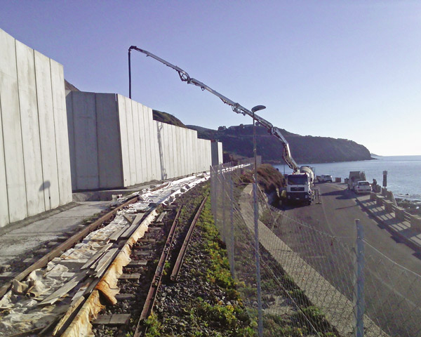 Lavori di gettatura Progetto Bosa Marina - Turas - Ing. Ritossa