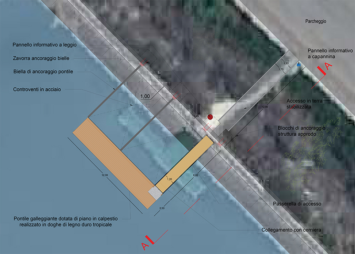 Planimetria Progetto Cagliari Canale Terramaini - Ing. Ritossa