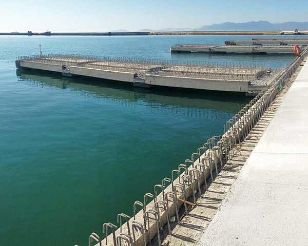 Pontili progetto Darsena Porto di Cagliari - Ing. Ritossa