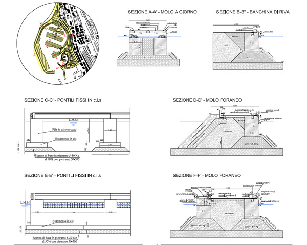Planimetria progetto Golfo Aranci - Ing. Ritossa