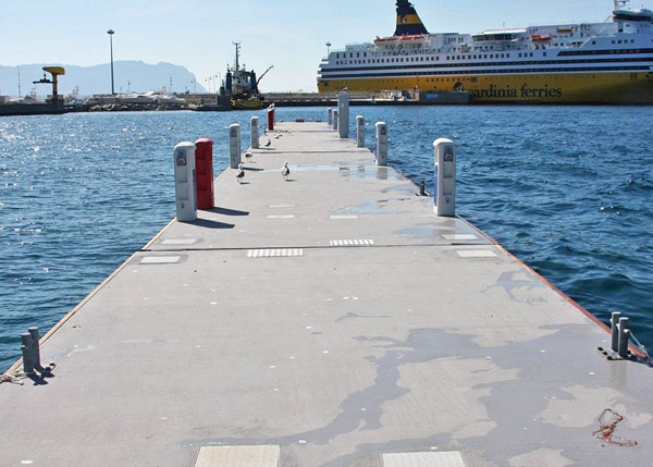 Pontile progetto Lungomare Golfo Aranci - Ing. Ritossa