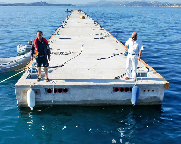 Pontile Progetto La Maddalena - Ing. Ritossa
