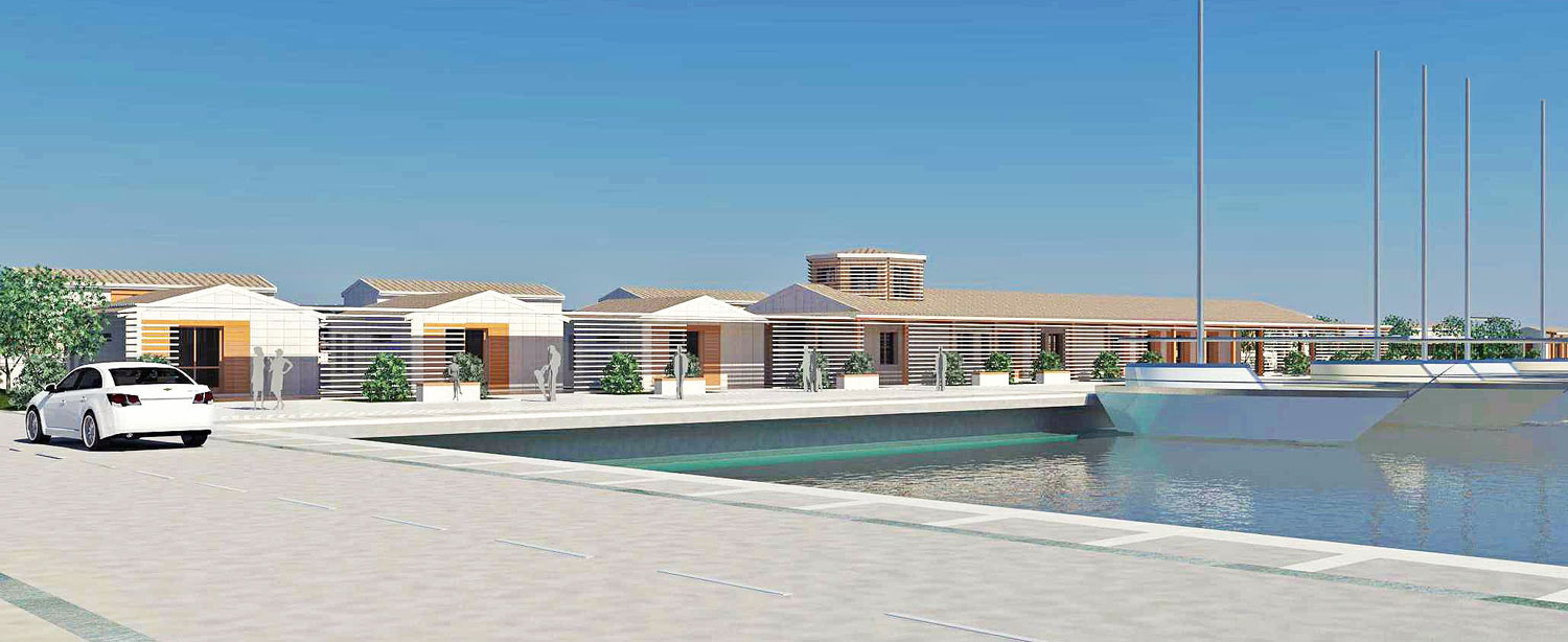 Simulazione attracco Progetto Marina di Orosei Ing. Ritossa