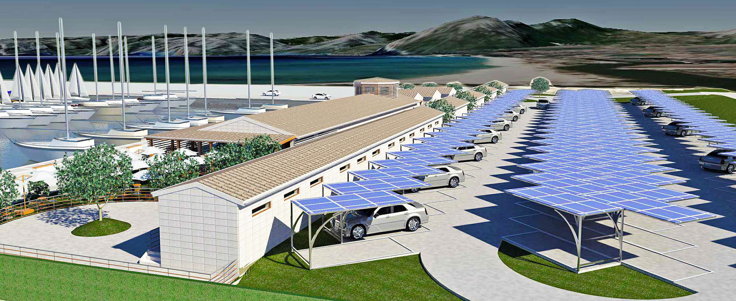 Simulazione parcheggi Progetto Marina di Orosei Ing. Ritossa