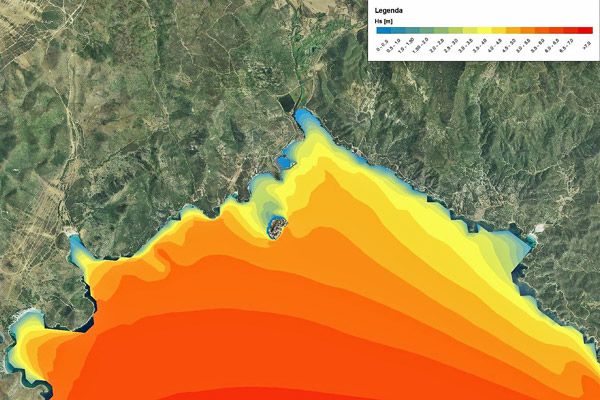 Moto Ondoso Progetto Porto di Teulada - Ing. Ritossa